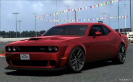 ATS Dodge Car Mod: Challenger SRT Hellcat Widebody 2018 V2.1 1.52 (Featured)