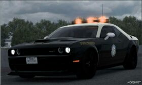 ATS Dodge Car Mod: Challenger SRT Hellcat Widebody 2018 V2.1 1.52 (Image #4)