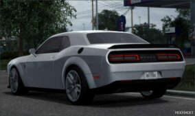 ATS Dodge Car Mod: Challenger SRT Hellcat Widebody 2018 V2.1 1.52 (Image #5)