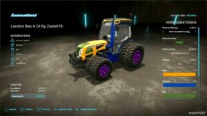 FS22 Tractor Mod: Landini REX 4 GT (Image #3)