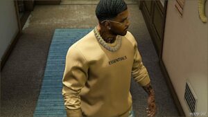 GTA 5 Player Mod: BIG Cuban Chain for Franklin (Image #4)