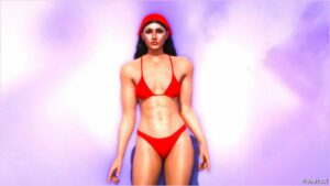 GTA 5 Player Mod: Muscular Body for MP Female (Featured)