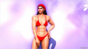 GTA 5 Player Mod: Muscular Body for MP Female (Image #2)