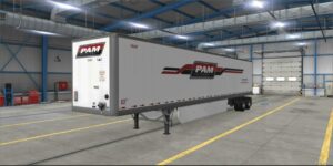 ATS Mod: SCS Trailer 53 PAM Skin 1.51 (Featured)