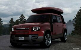 ATS Car Mod: Land Rover Defender 110 2023 L663 V1.3 1.52 (Featured)