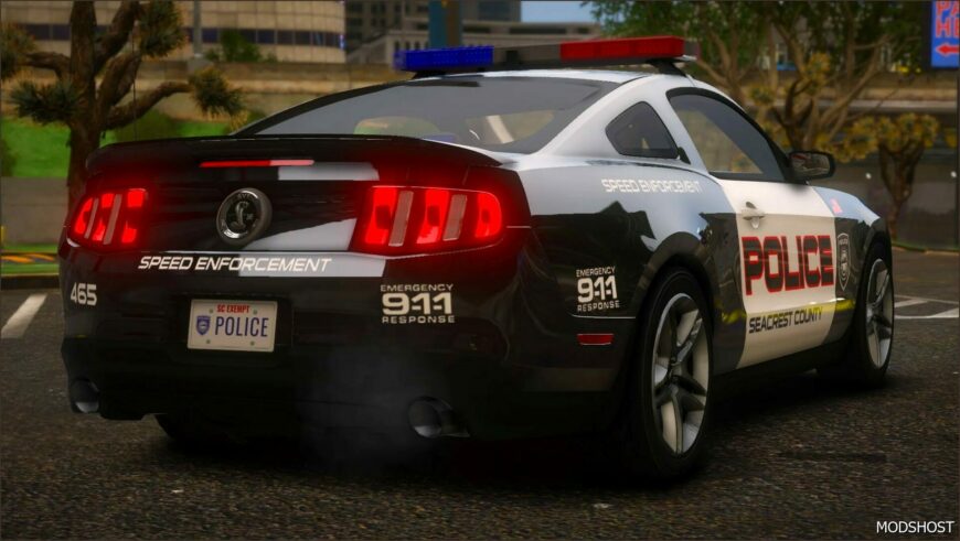 GTA 5 Ford Vehicle Mod: Nfshp: 2010 Ford Shelby GT500 Scpd Add-On | NON ELS | Sounds | Template (Featured)