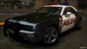 GTA 5 Dodge Vehicle Mod: Nfshp: 2010 Dodge Challenger SRT8 Scpd Add-On | NON ELS | Sounds | Template (Image #3)