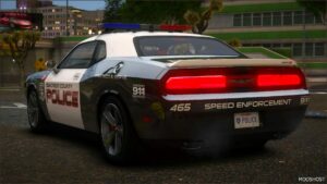 GTA 5 Dodge Vehicle Mod: Nfshp: 2010 Dodge Challenger SRT8 Scpd Add-On | NON ELS | Sounds | Template (Image #4)