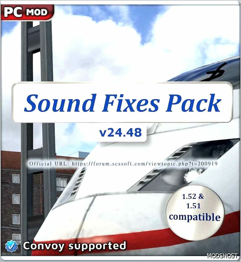 ETS2 Mod: Sound Fixes Pack V24.48 (Featured)