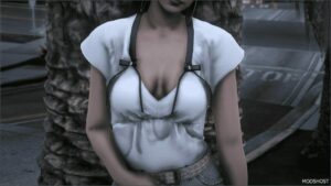 GTA 5 Player Mod: Ruched Bust Crop TOP for MP Female (Image #2)