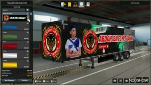 ETS2 Mod: Abdo IBN Egypt Games Trailer Skin 1.52 (Image #3)