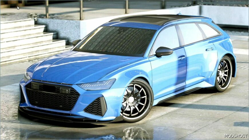 GTA 5 Audi Vehicle Mod: RS6 Widebody (Featured)