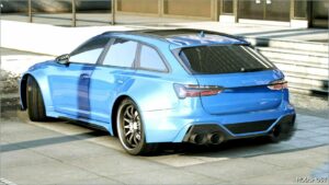 GTA 5 Audi Vehicle Mod: RS6 Widebody (Image #2)