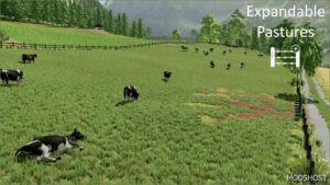 FS22 Placeable Mod: Cowshed Pack Expandable Pastures Ready (Featured)