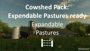 FS22 Placeable Mod: Cowshed Pack Expandable Pastures Ready (Image #3)