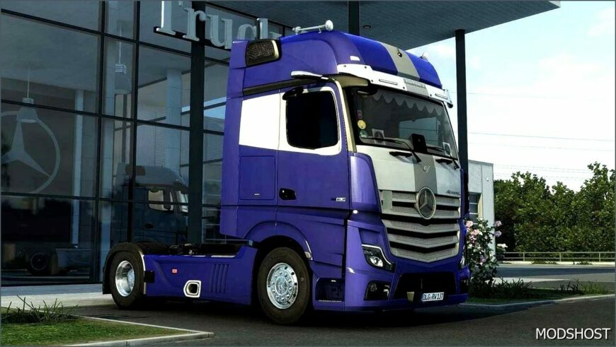 ETS2 Mercedes-Benz Truck Mod: Mercedes Benz NEW Actros 2019 V2.0 1.52 (Featured)