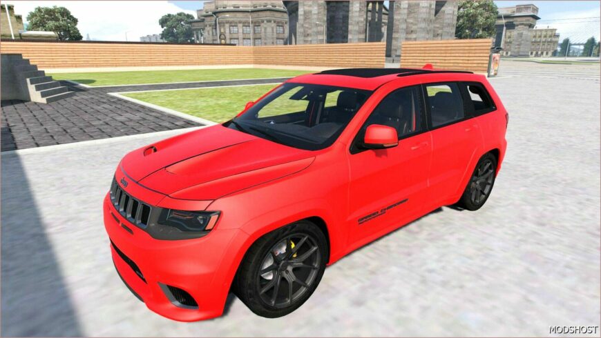 GTA 5 Jeep Vehicle Mod: Grand Cherokee Supercharged SRT Hellcat Trackhawk Custom Tuned (Featured)