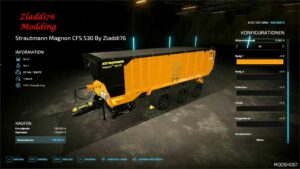 FS22 Strautmann Trailer Mod: Magnon CFS 530 (Image #3)