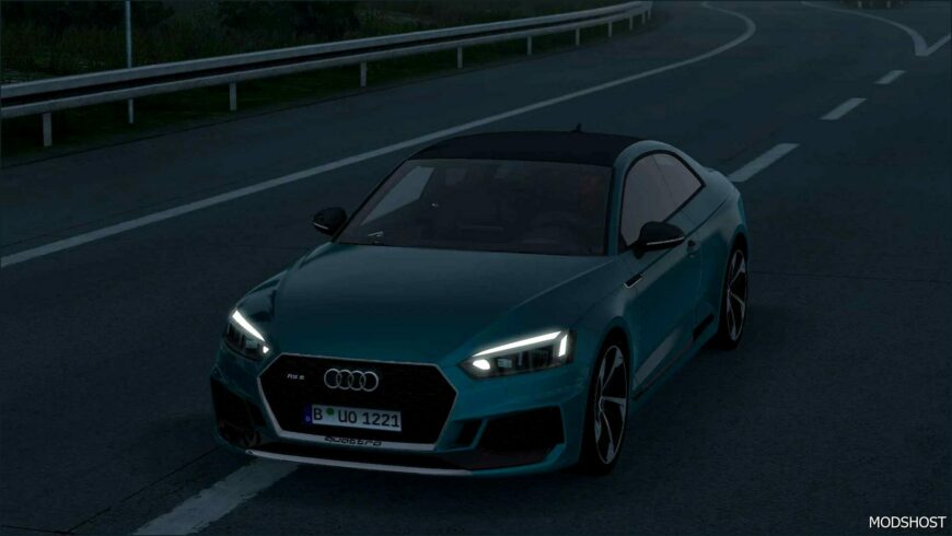 ETS2 Audi Car Mod: RS5 Coupe 2024 V1.3 1.52 (Featured)