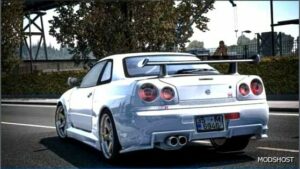 ETS2 Nissan Car Mod: Skyline GT-R R34 1.52 (Image #2)