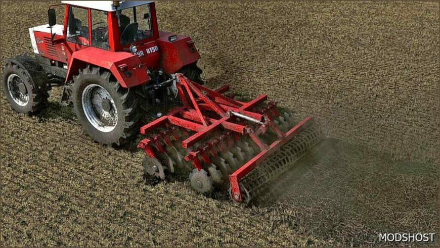 FS22 Cultivator Mod: Lizard Homemade Disc Harrow V1.0.0.1 (Featured)