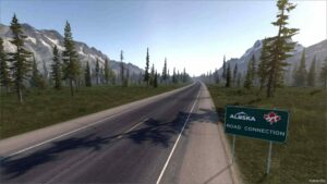 ATS ProMods Map Mod: Road Connection between Promods Canada and Alaska – North to The Future V0.2 1.52 (Image #2)