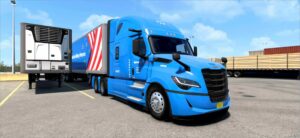 ATS Mod: SCS Trailer 53 Walmart Skin Blue 1.51 (Image #2)