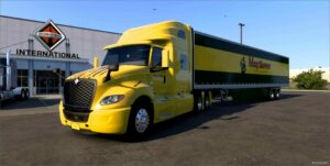 ATS Mod: LT Skin SKY Ryse CAB MY Flower 1.51 (Image #2)