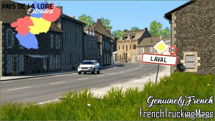 ETS2 France Map Mod: Pays DE LA Loire Extended V0.8 1.52 (Featured)