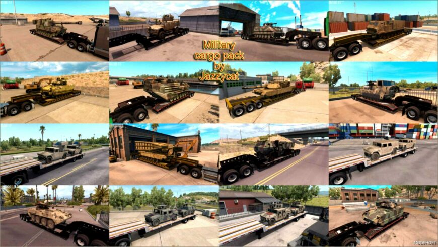 ATS Jazzycat Mod: Military Cargo Pack by Jazzycat V1.5.5 (Featured)