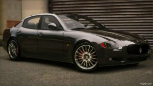 GTA 5 Maserati Vehicle Mod: Nfshp: 2009 Maserati Quattroporte Sport GT S Add-On | Template (Image #6)