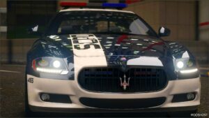 GTA 5 Maserati Vehicle Mod: Nfshp: 2009 Maserati Quattroporte Sport GTS Scpd Add-On | NON ELS | Sounds | Template (Image #3)