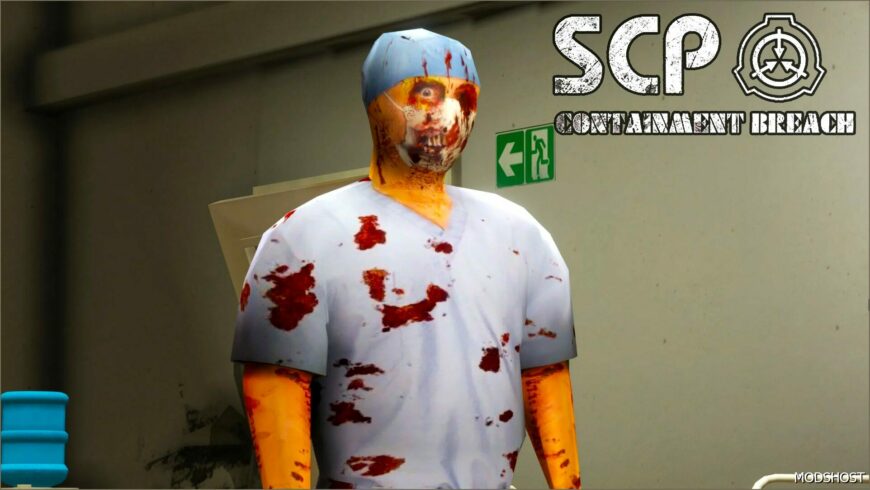 GTA 5 Player Mod: Scp:cb Zombie Surgeon (Featured)