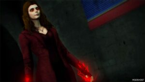 GTA 5 Player Mod: Scarlet Witch Avengers Infinity WAR Add-On PED (Image #3)