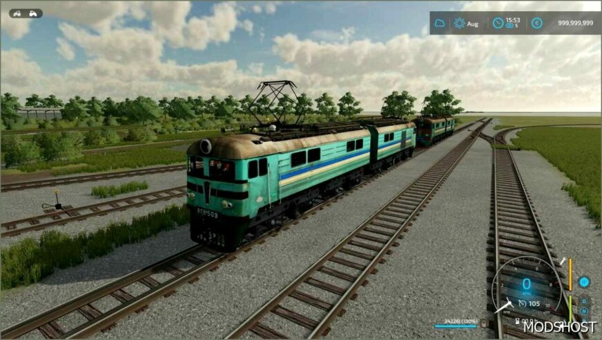 FS22 Vehicle Mod: Freight Locomotives Tevz VL8 (509 / 514 / 758) (Featured)