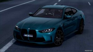 ETS2 BMW Car Mod: M4 G82 Competition 2022 V1.4 1.52 (Featured)