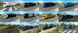 ETS2 Trafficmaniac Mod: Tandem Traffic Pack V2.3.5 (Featured)