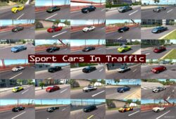 ATS Trafficmaniac Mod: Sport Cars Traffic Pack by Trafficmaniac V12.7.5 (Image #2)