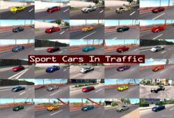 ATS Trafficmaniac Mod: Sport Cars Traffic Pack by Trafficmaniac V12.7.5 (Image #3)