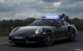 ATS Realistic Car Mod: Porsche 991.2 911 Turbo S 2016 V1.9 1.52 (Image #3)