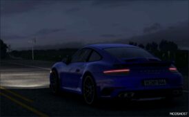 ATS Realistic Car Mod: Porsche 991.2 911 Turbo S 2016 V1.9 1.52 (Image #4)