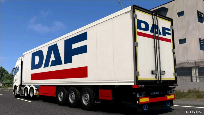 ETS2 DAF Mod: Skin DAF Krone Cool Liner 22 10 2024 1.53 (Featured)