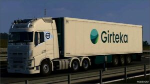 ETS2 Krone Mod: Skin Girteka Krone Cool Liner 24 10 2024 1.53 (Image #2)