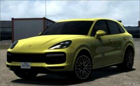 ATS Porsche Car Mod: Cayenne Turbo 2022 E3 V1.4 1.52 (Image #3)