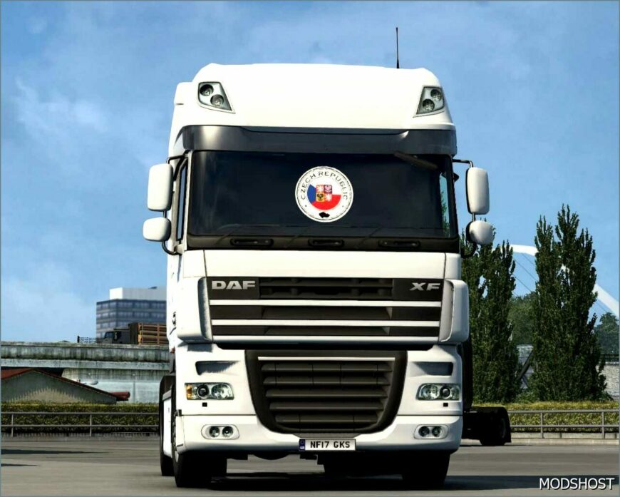 ETS2 Part Mod: Windscreen Sticker 1.53 (Featured)