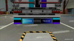 ETS2 Mod: Home with Tech Skin & Mudflap for SCS BOX Trailer 1.52 (Image #2)