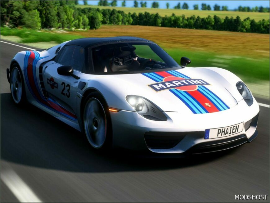 BeamNG Porsche Car Mod: 💎 ᴠɪᴘ Porsche 918 🏎️✨ 0.33 (Featured)