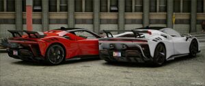 GTA 5 Ferrari Vehicle Mod: Sf90Xx Stradale (Image #2)