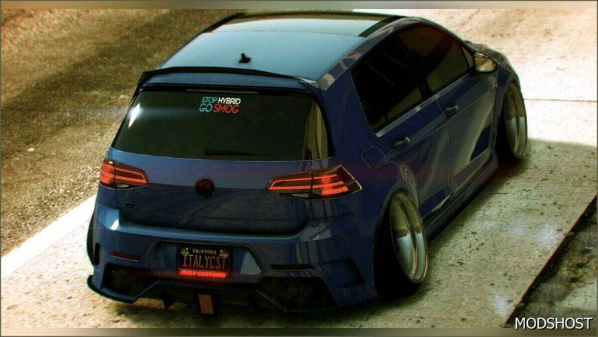 GTA 5 Volkswagen Vehicle Mod: Golf 8R (Featured)