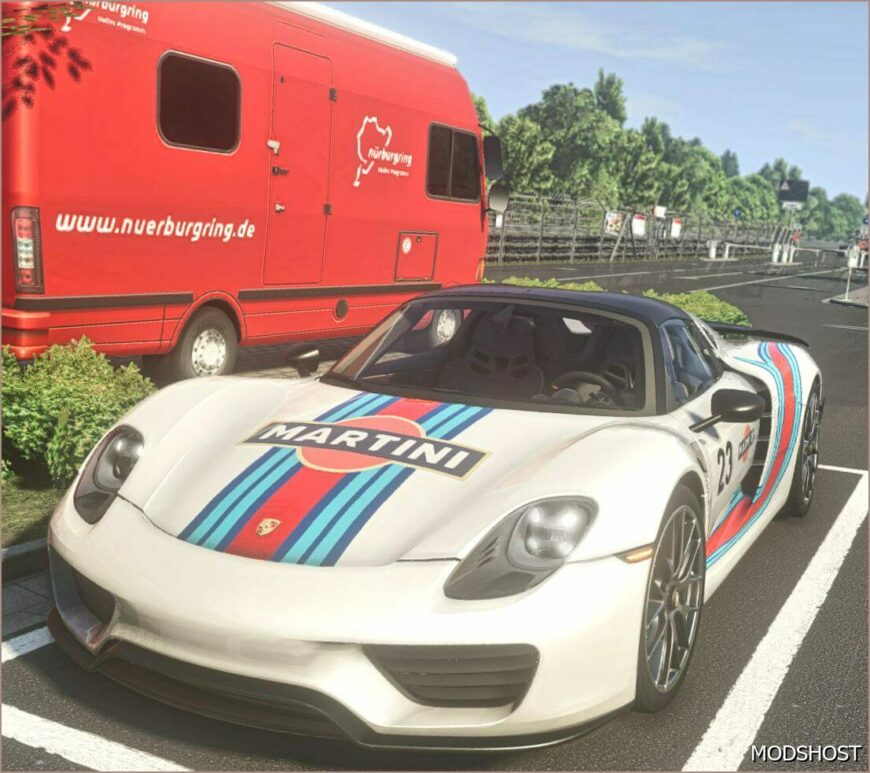 BeamNG Porsche Car Mod: 918 Hyper V1.1 (Update) 0.33 (Featured)